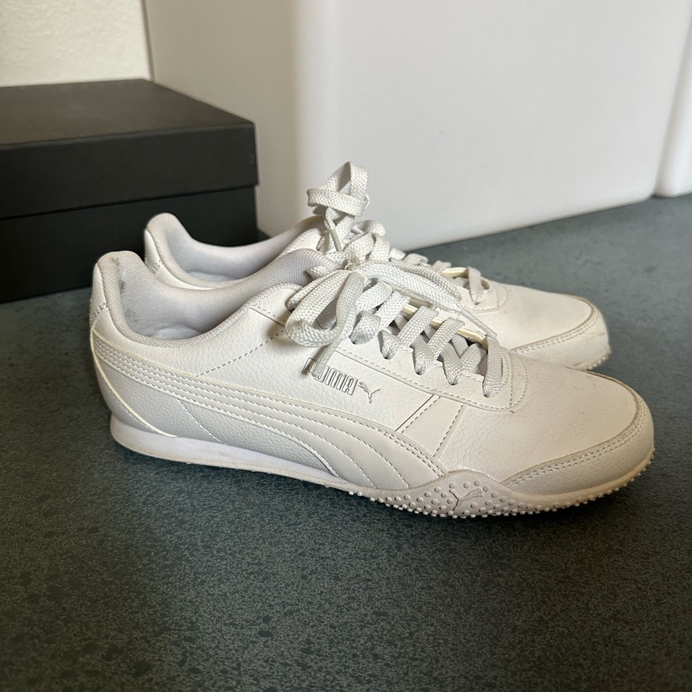 Puma Classic White Trainers
